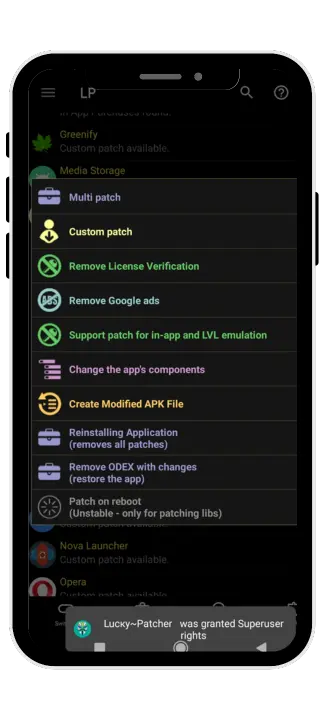 Modificar Permisos de la App